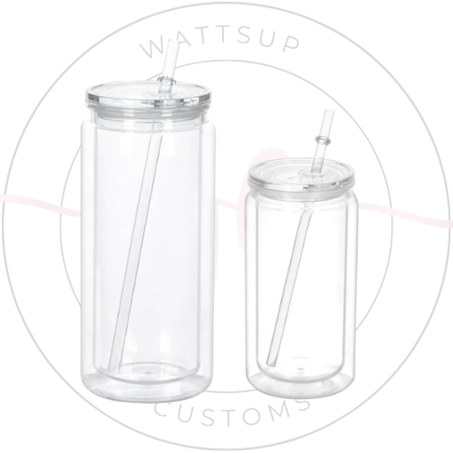 Acrylic Snow Globe Tumblers