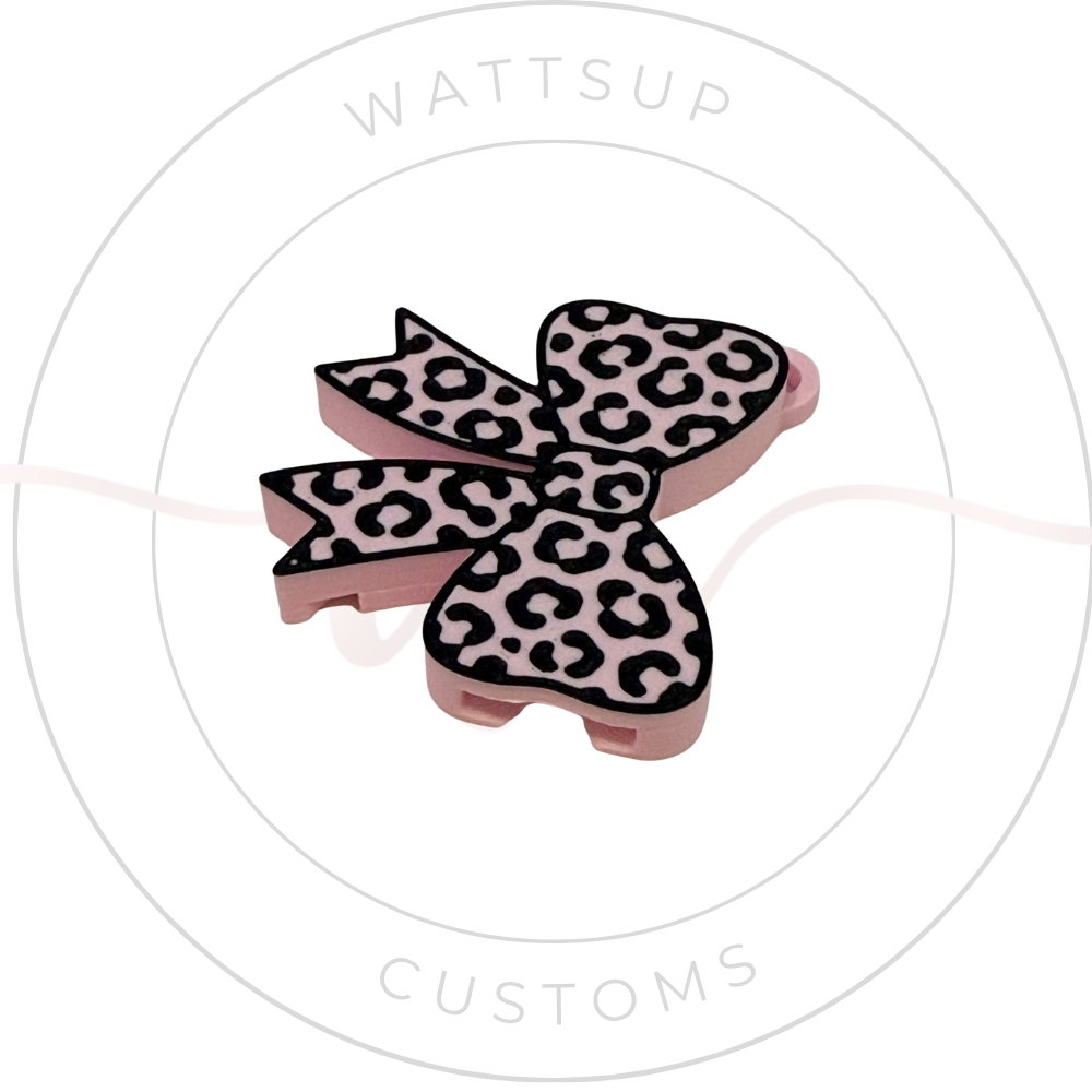 Pink Cheetah Bow Can Opener