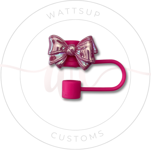 Bow Straw Toppers