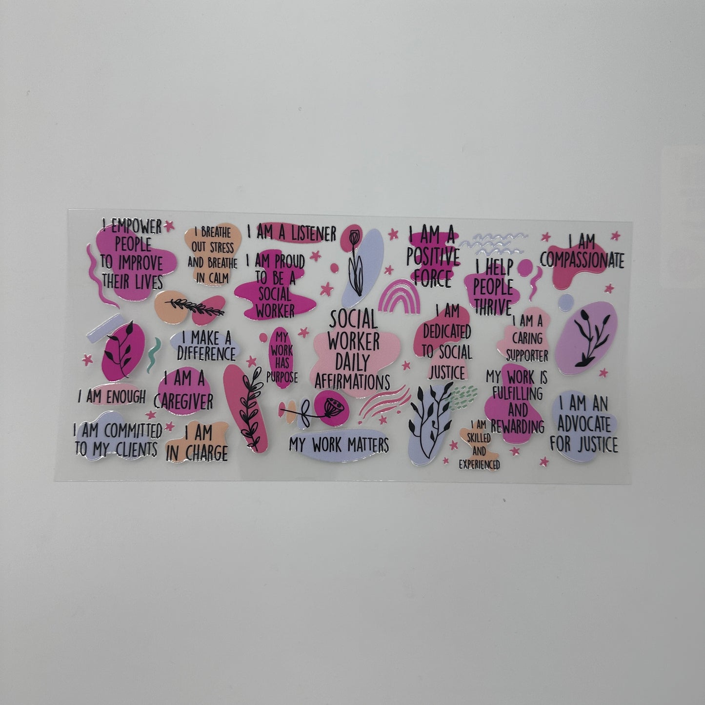 Social worker affirmations