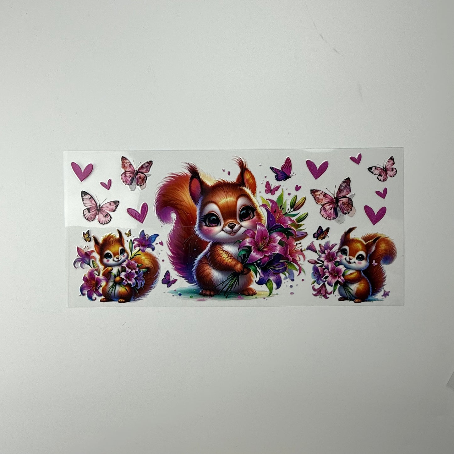 Squirrel and Butterflies