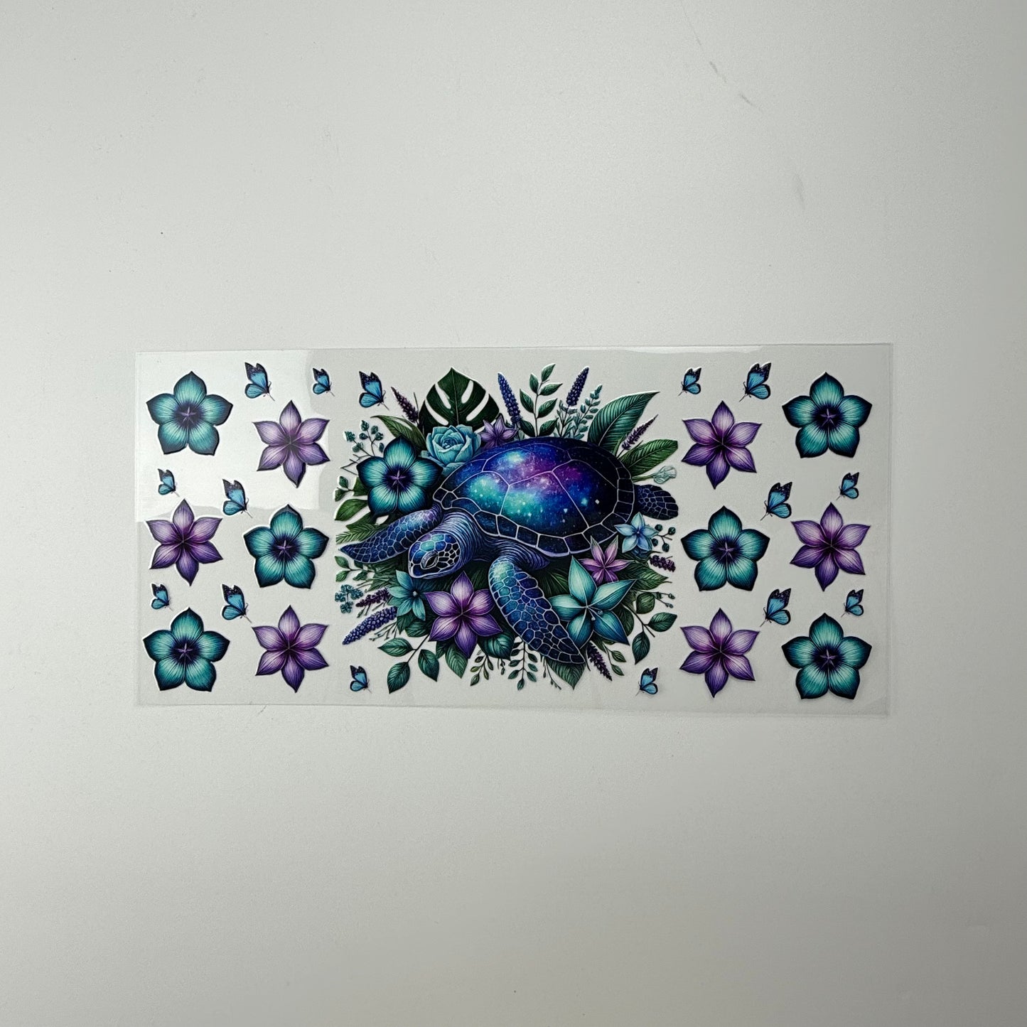 Sea Turtle and Flowers 2