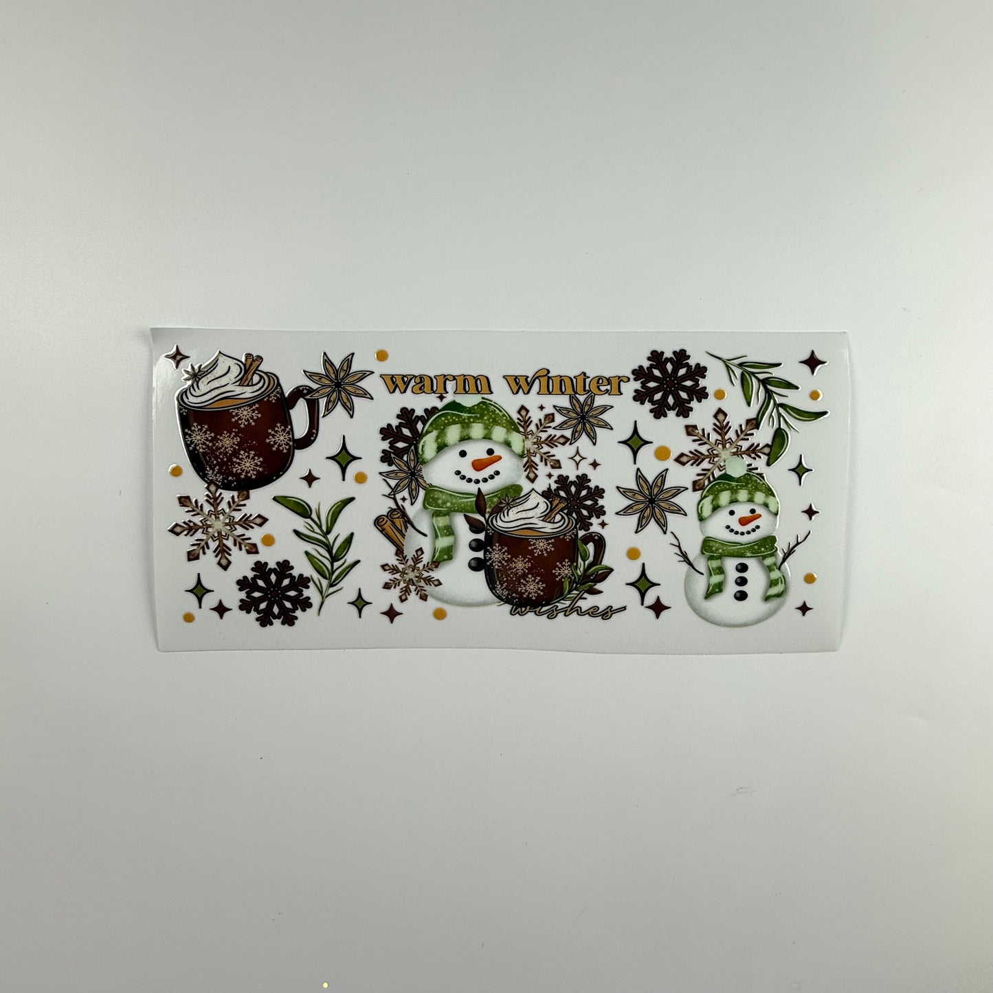 Christmas Snowman Warm Winter