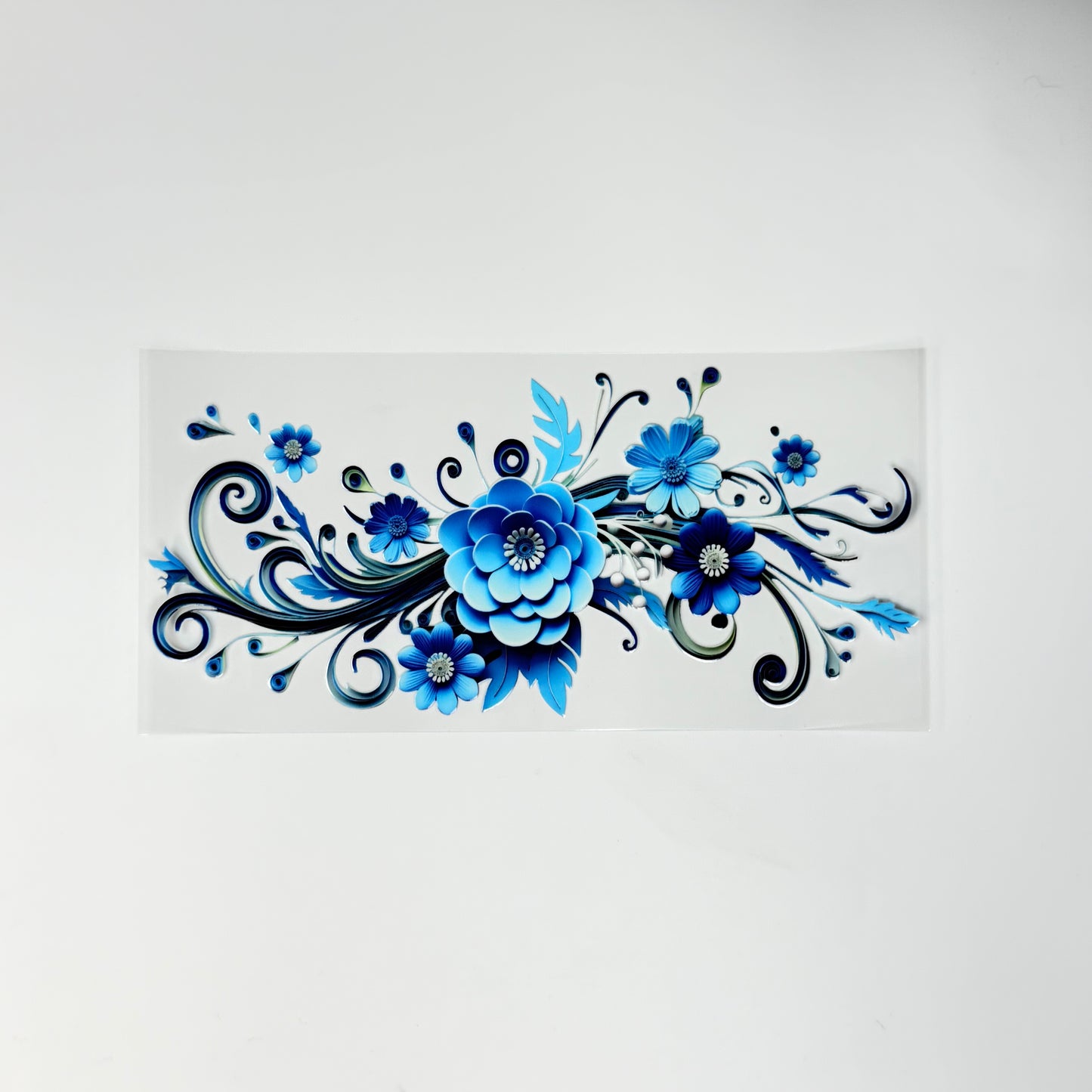 Blue Tribal Flower