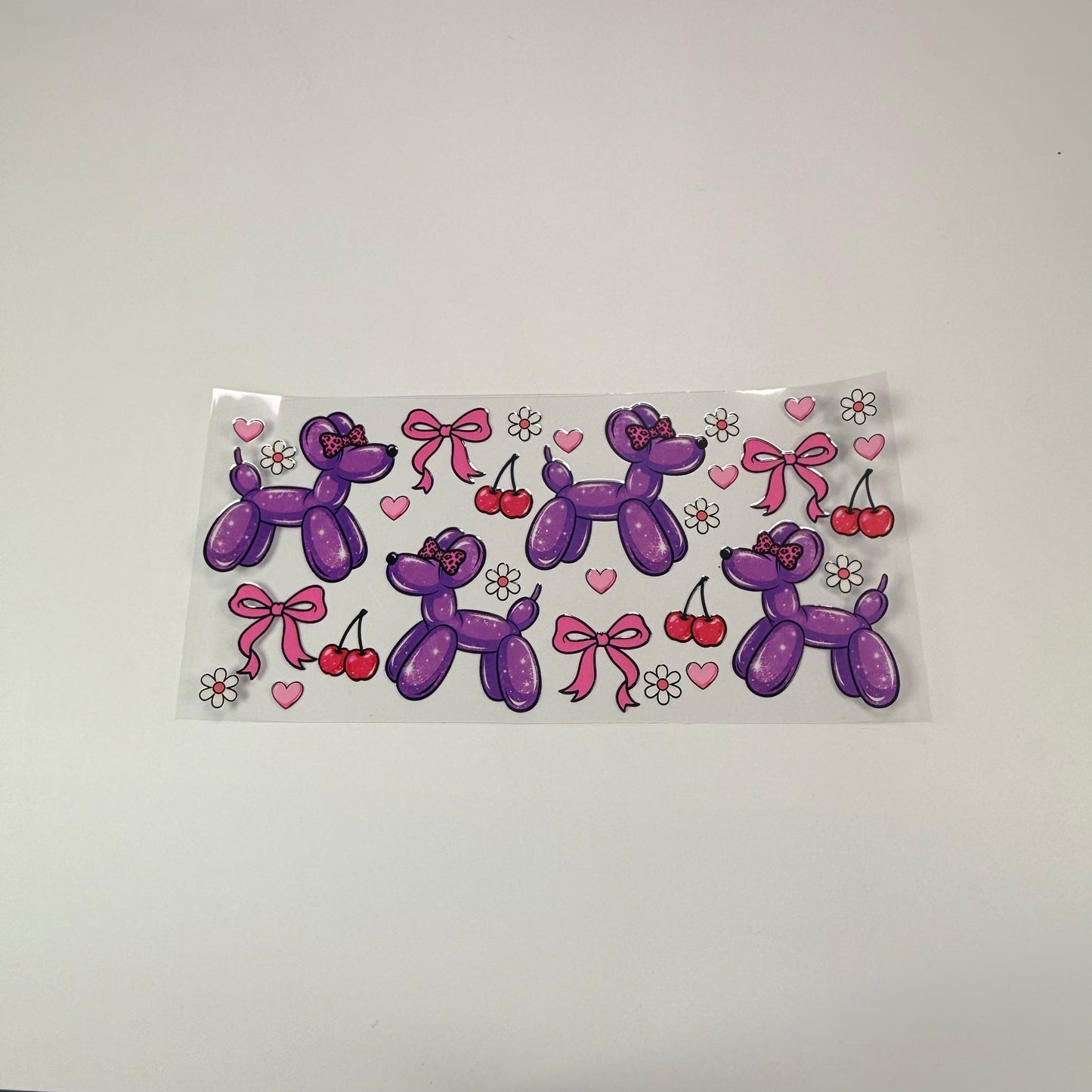 Pattern - Purple Balloon Dog - Wattsupcustoms