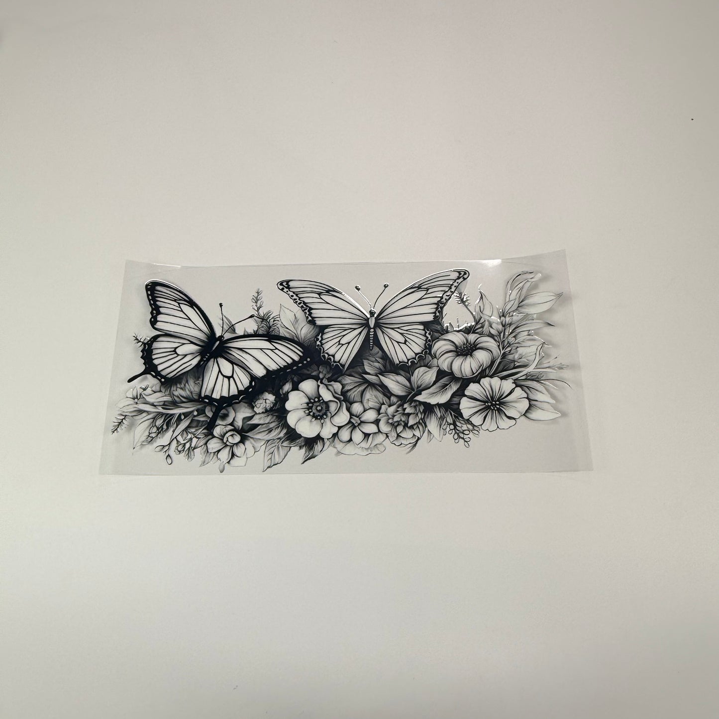 Black and white Butterflies - Wattsupcustoms