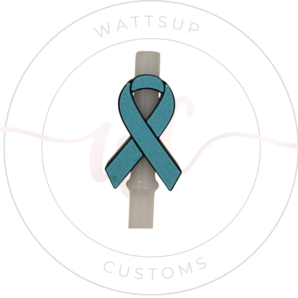 Awareness Straw Charms