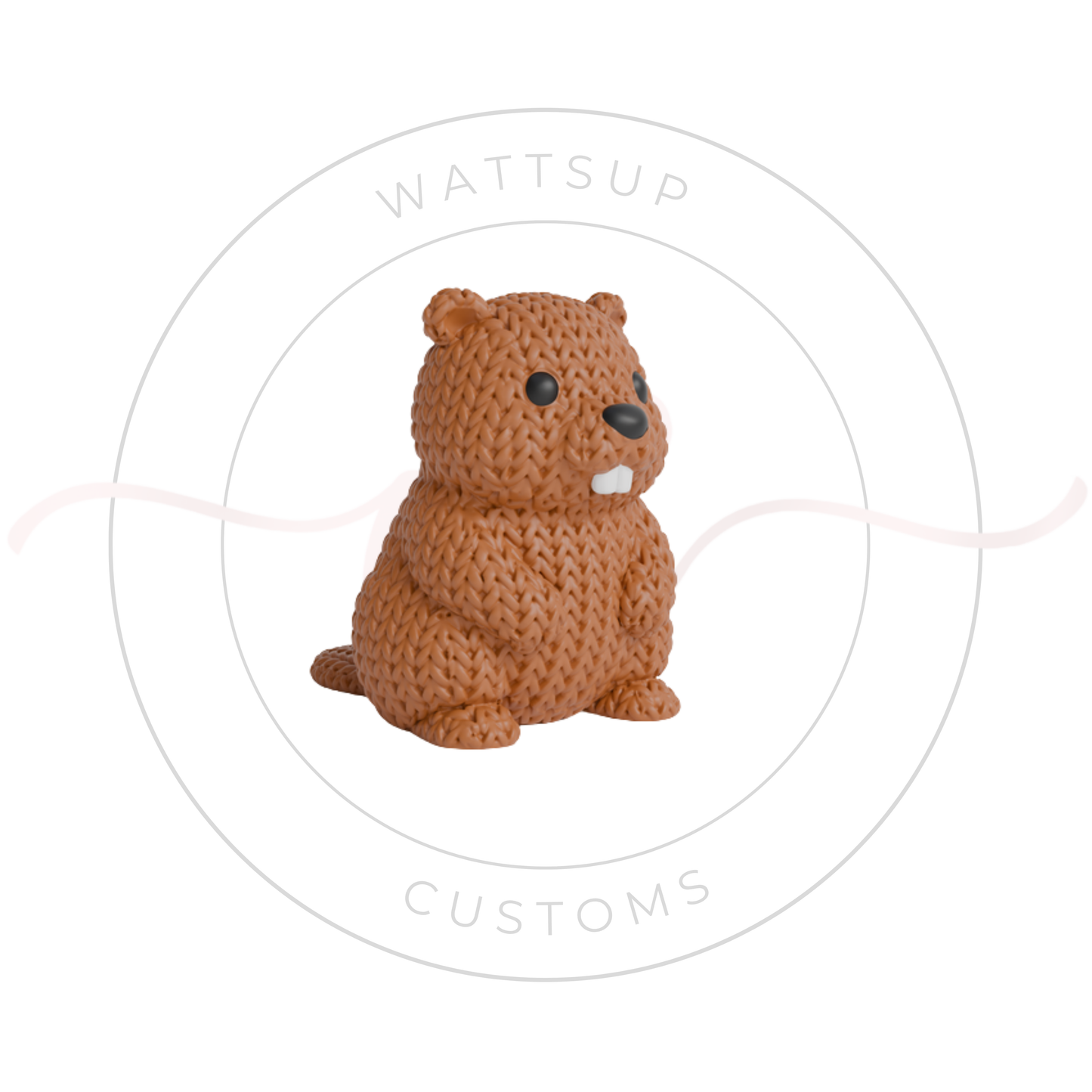 Knitted Animal Figures Or Keychains