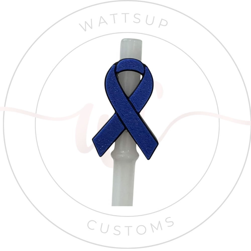 Awareness Straw Charms
