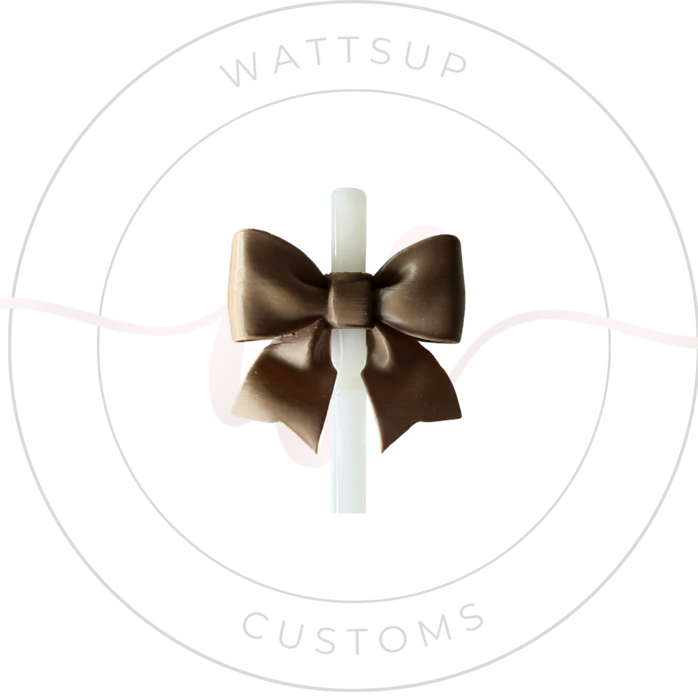 Bow Straw Charm