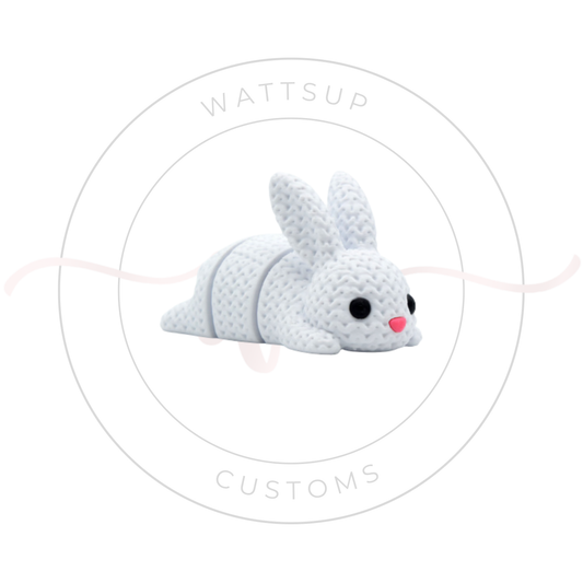 Articulated Knitted Animal Figures Or Keychains