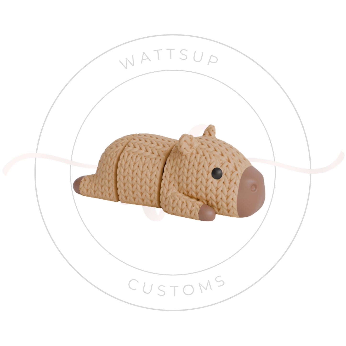 Articulated Knitted Animal Figures Or Keychains