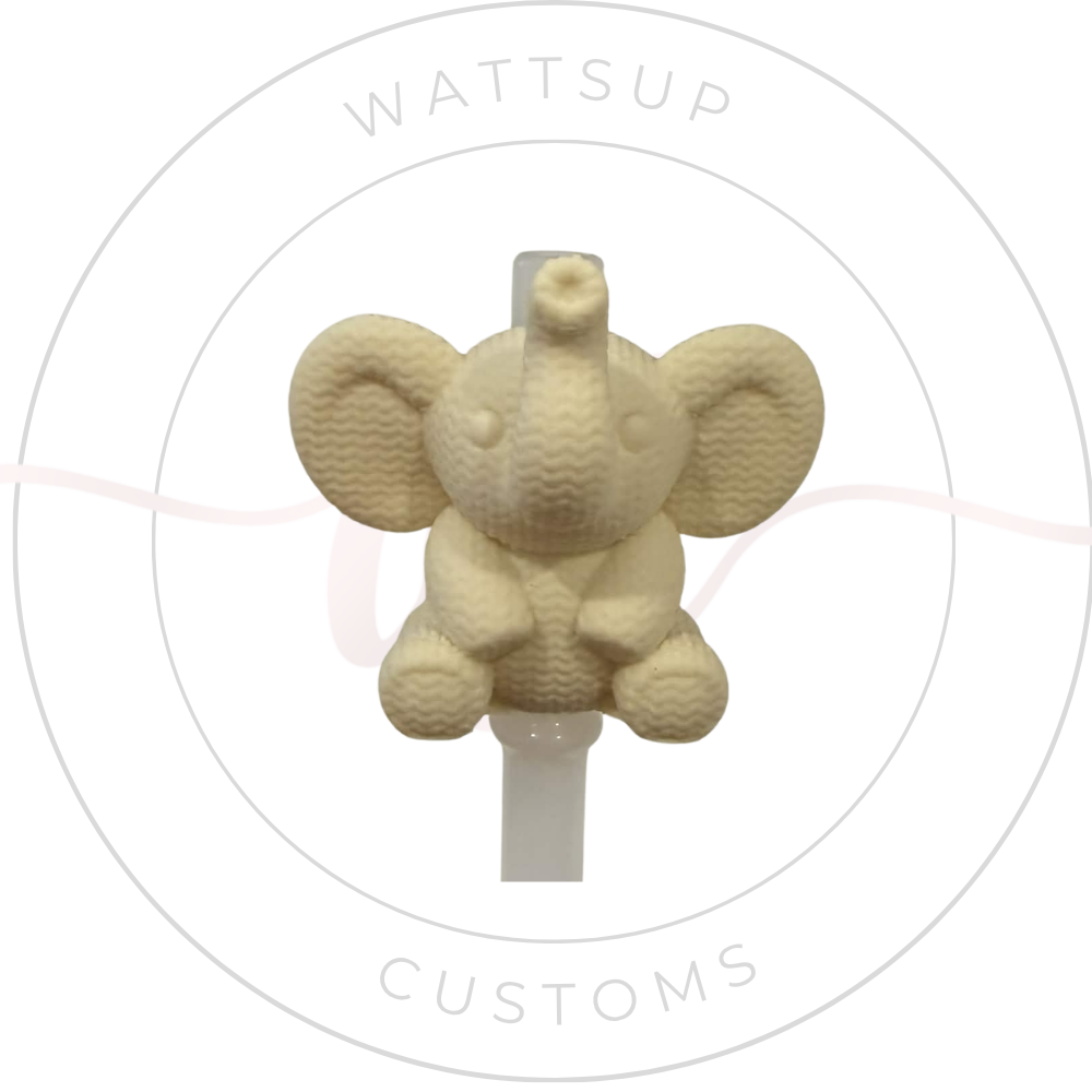 Elephant Straw Charm
