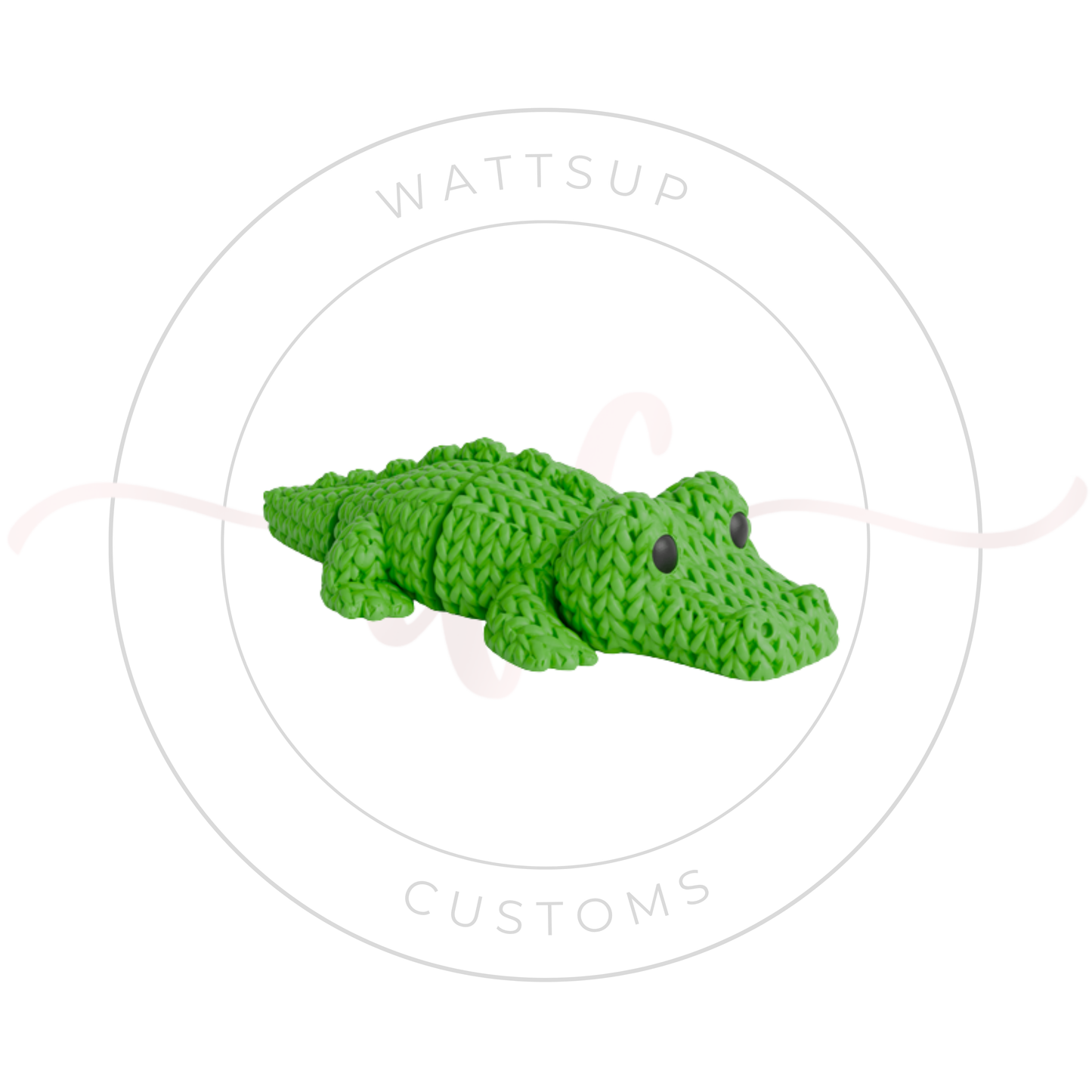Articulated Knitted Animal Figures Or Keychains