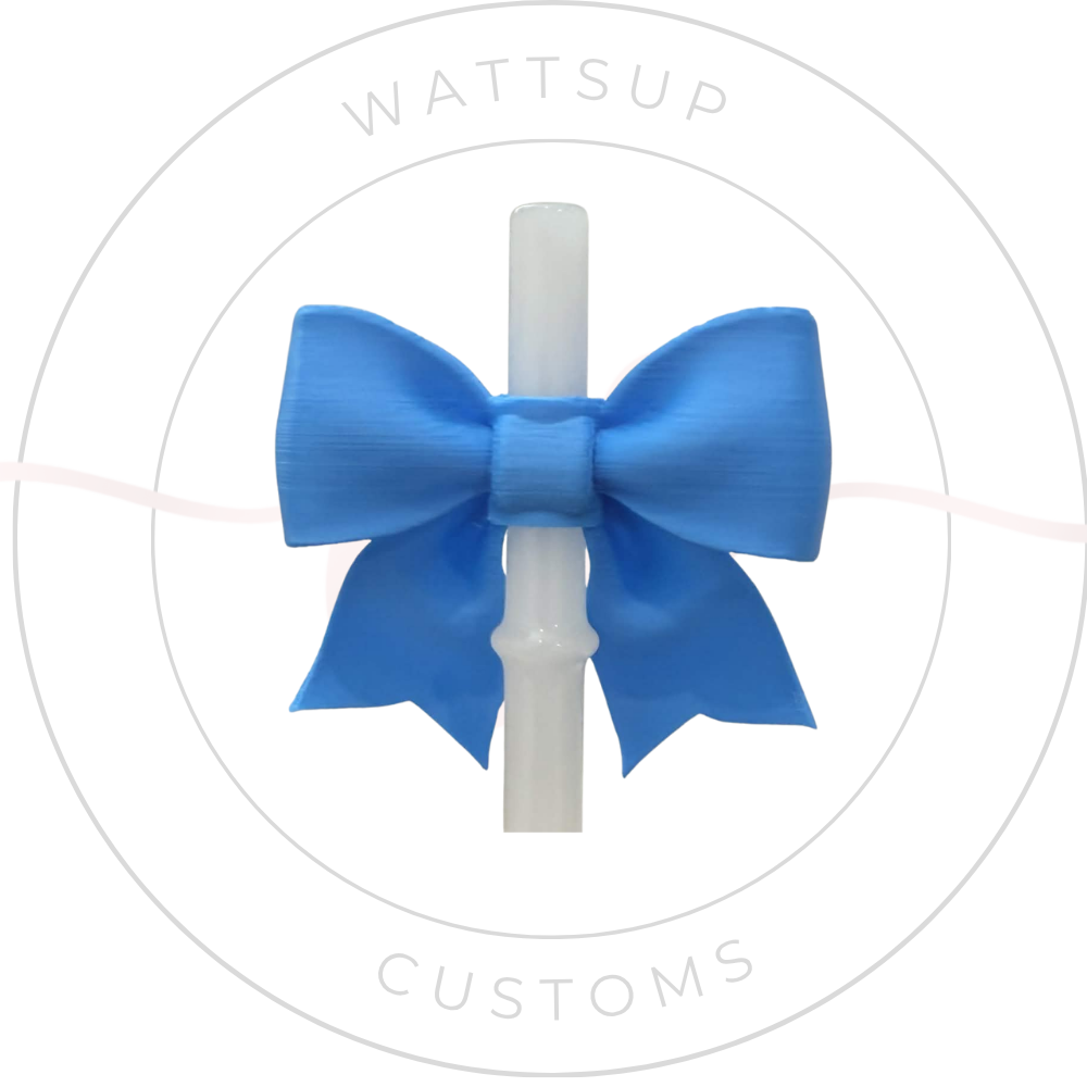 Bow Straw Charm - Wattsupcustoms