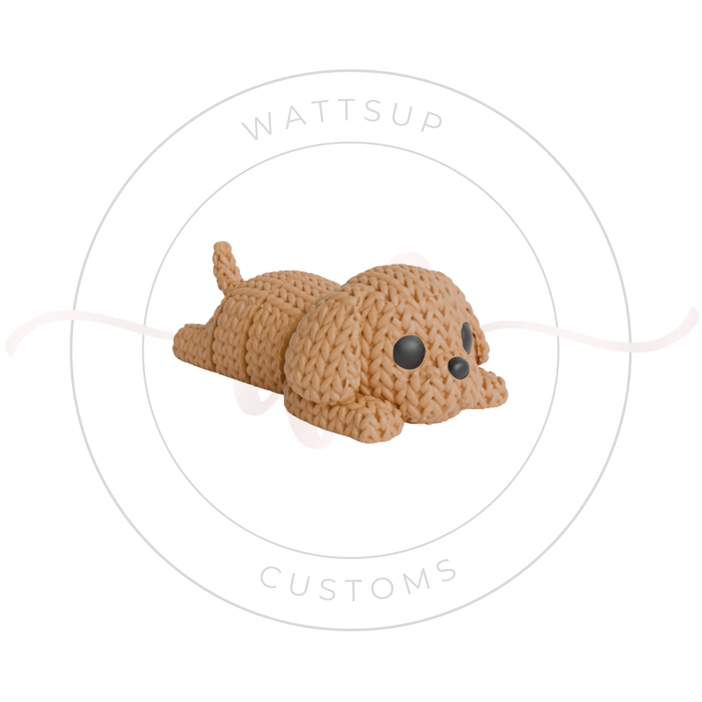 Articulated Knitted Animal Figures Or Keychains