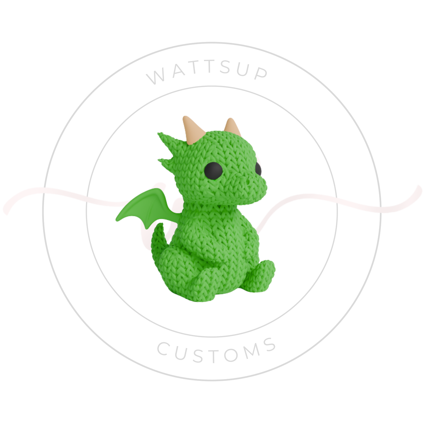 Knitted Animal Figures Or Keychains