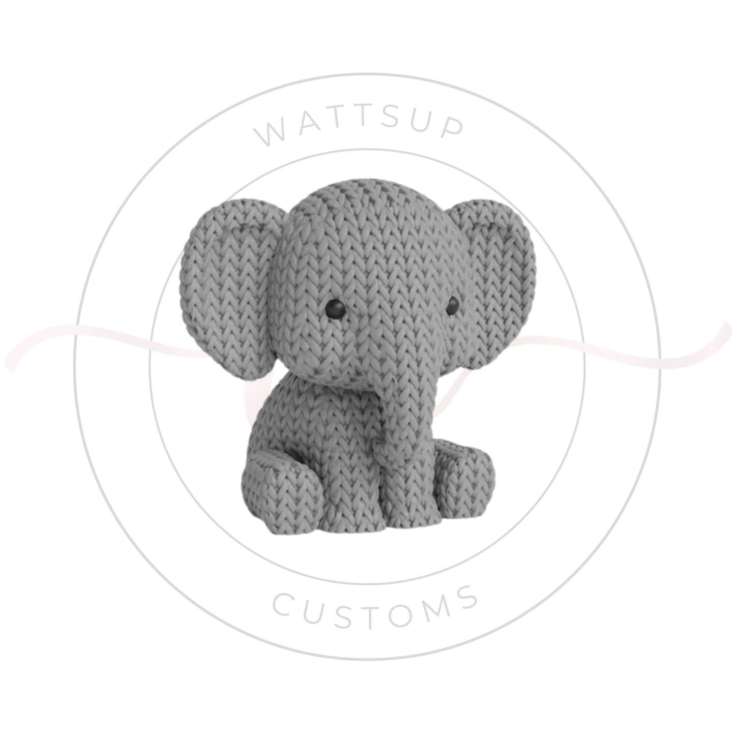Knitted Animal Figures Or Keychains