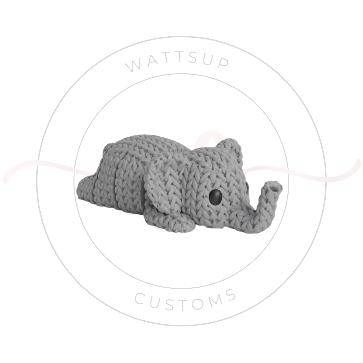 Articulated Knitted Animal Figures Or Keychains