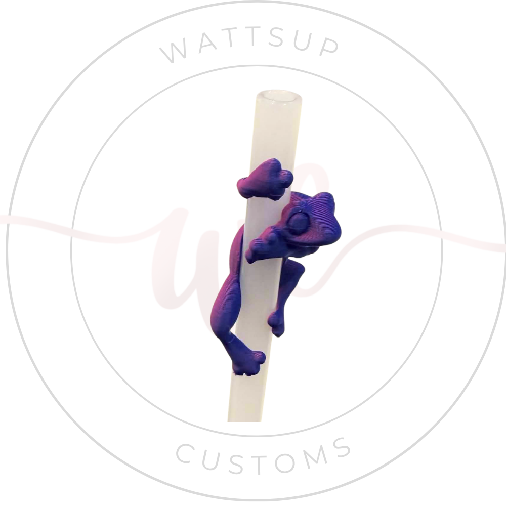 Frog Straw Charm - Wattsupcustoms