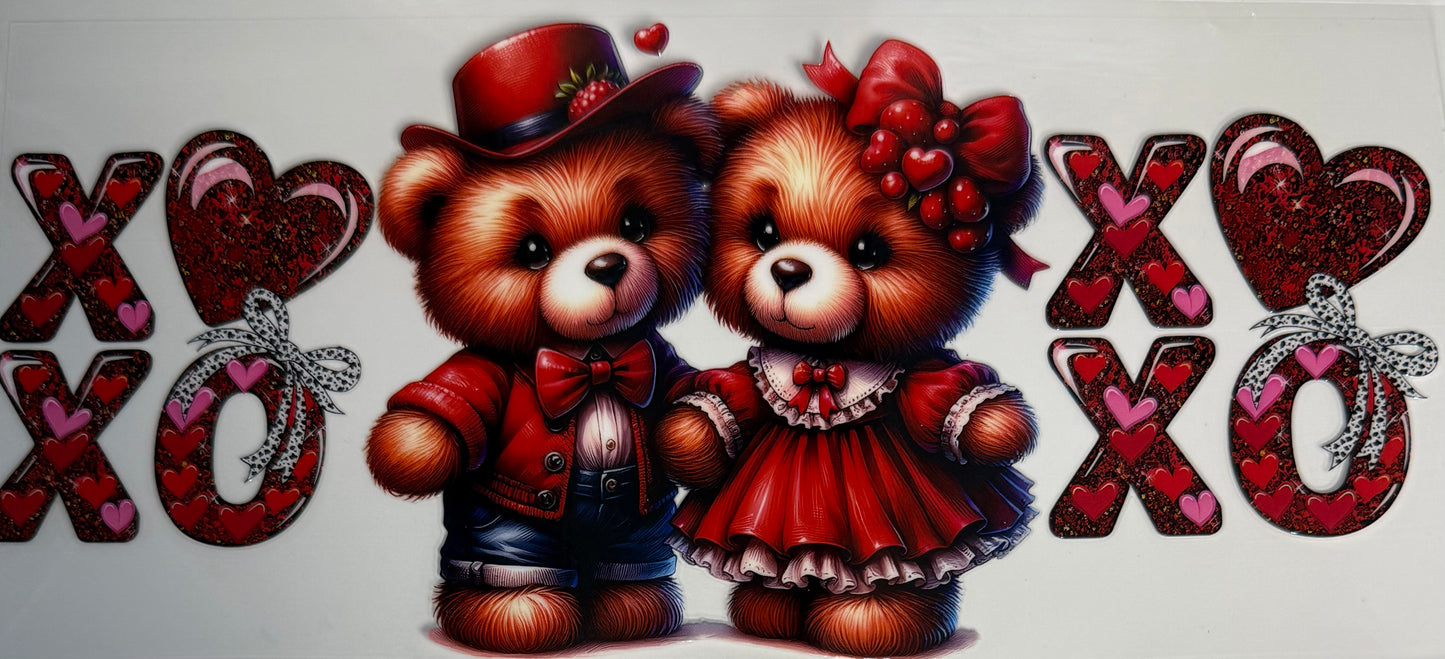 Valentine bear couple