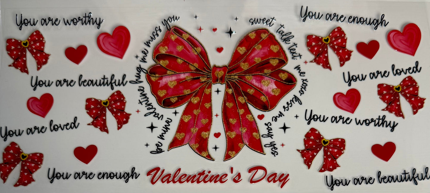 Valentine’s Day bow