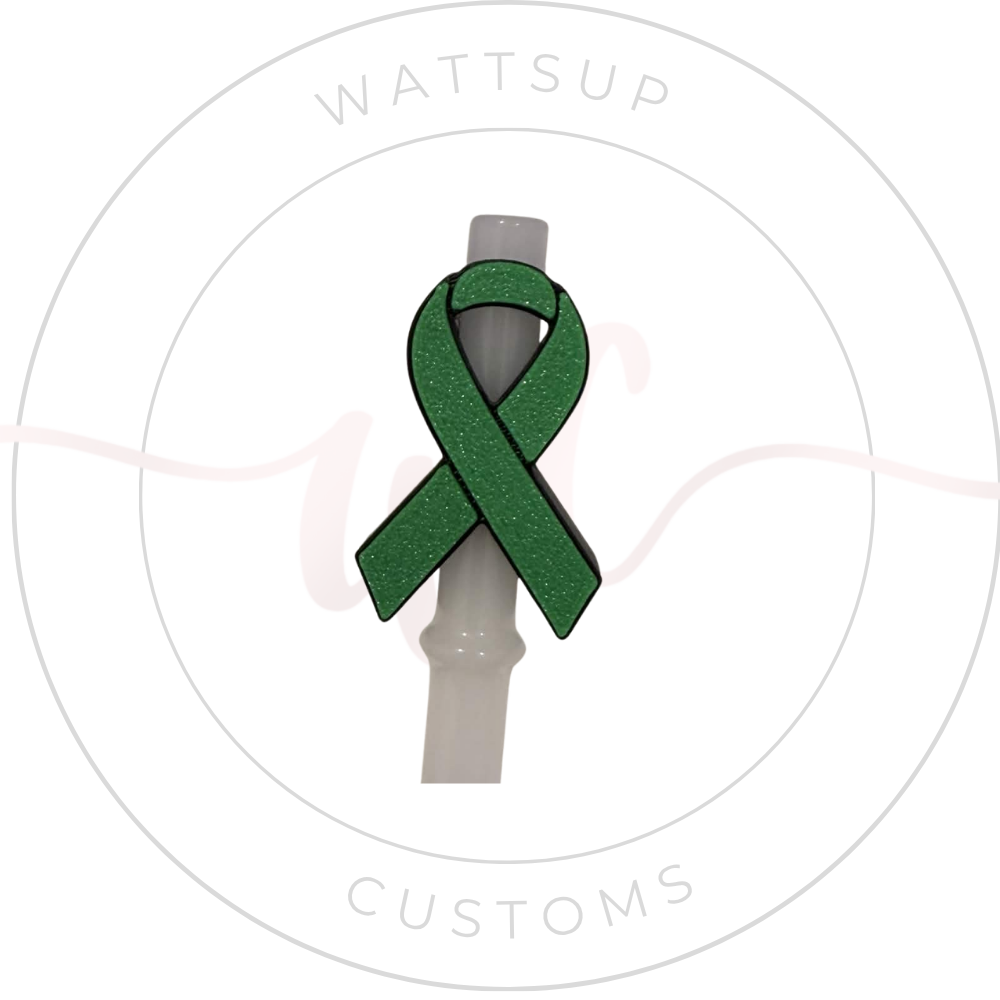 Awareness Straw Charms