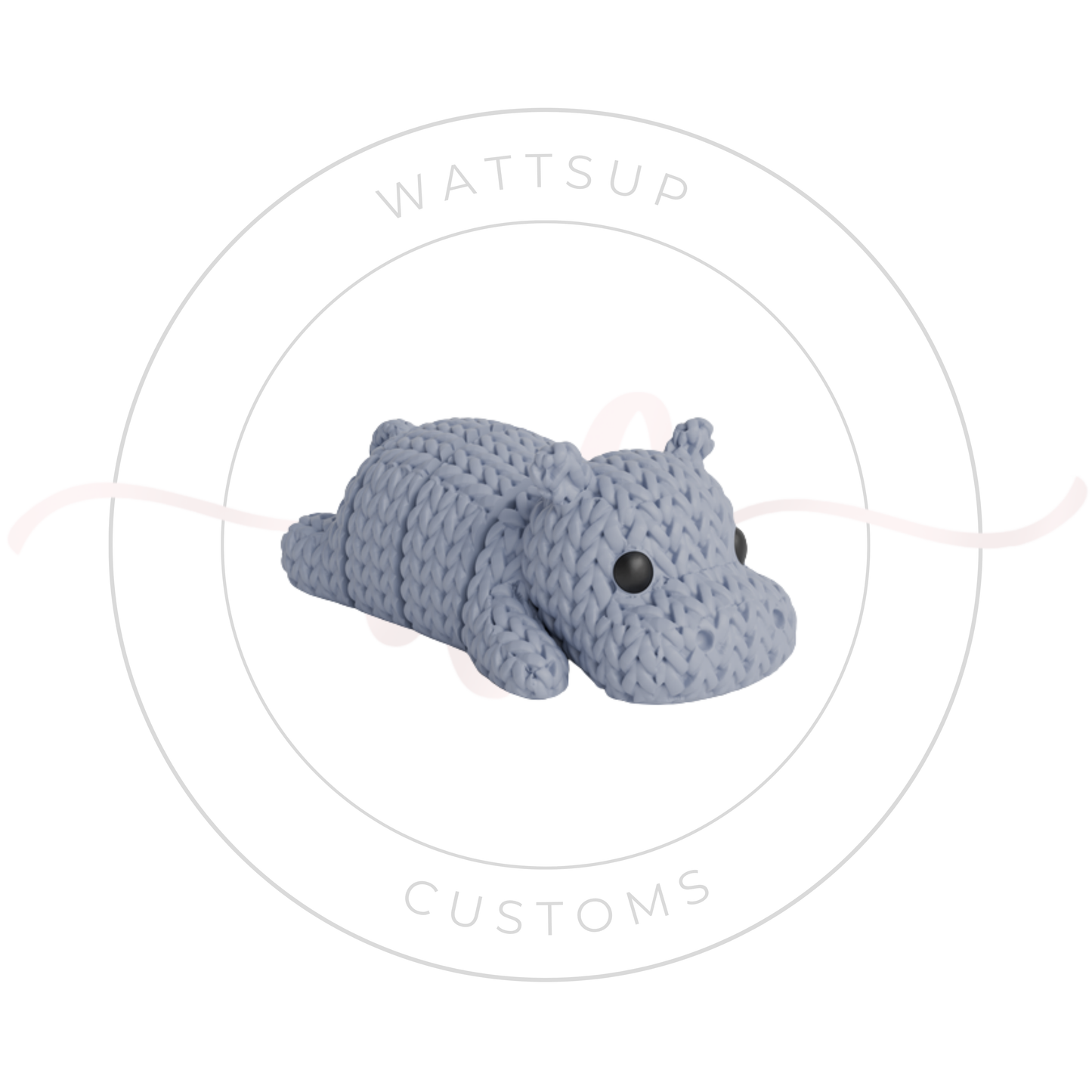 Articulated Knitted Animal Figures Or Keychains