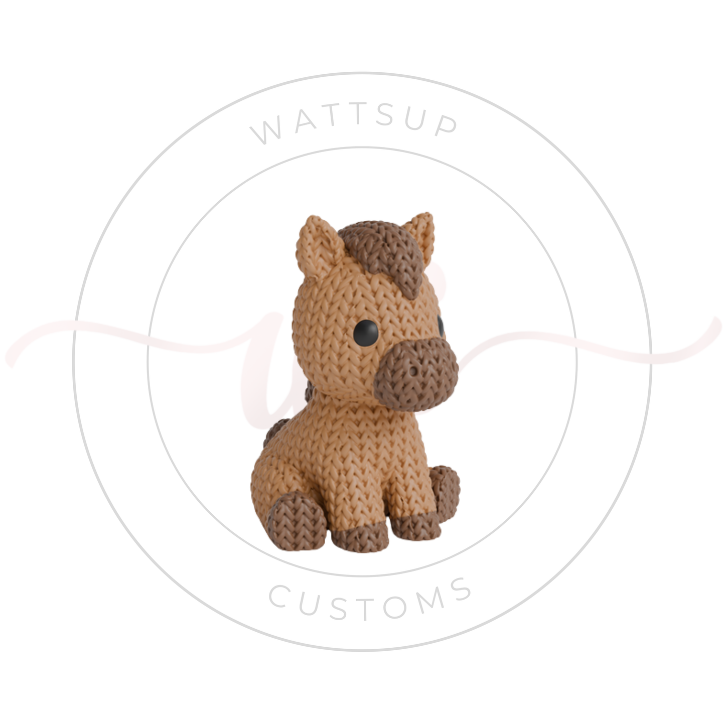 Knitted Animal Figures Or Keychains