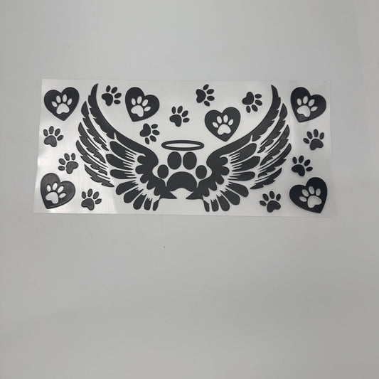 Paw angel wings