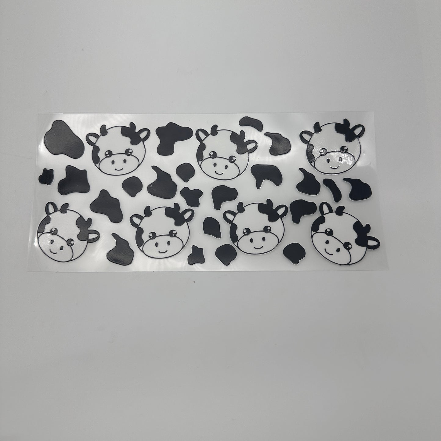 Pattern - Cow print Black - Wattsupcustoms