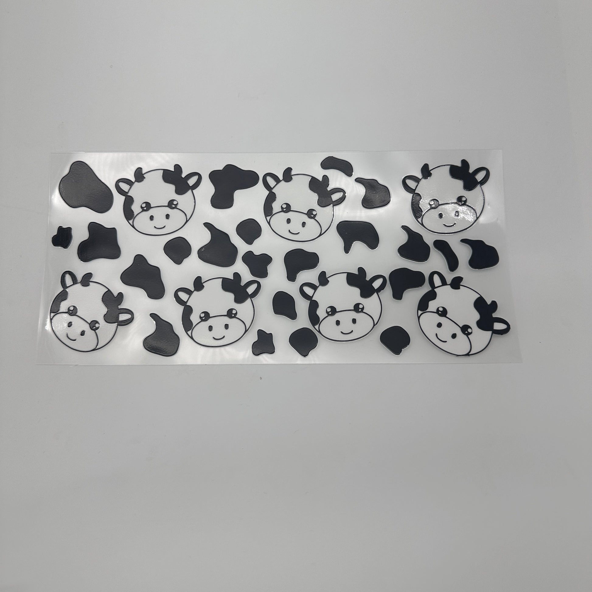 Pattern - Cow print Black - Wattsupcustoms
