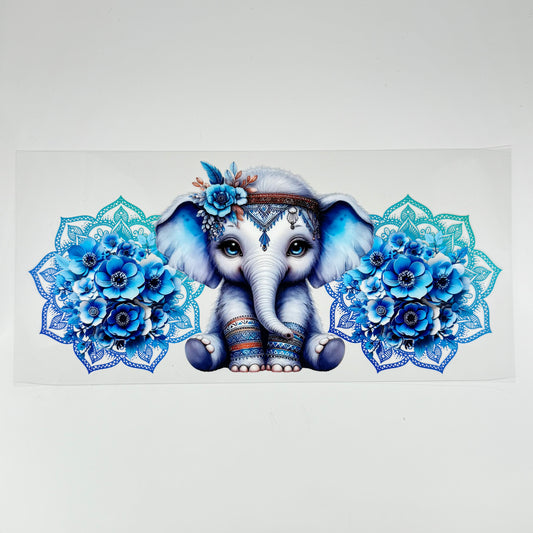 Elephant with Flowers