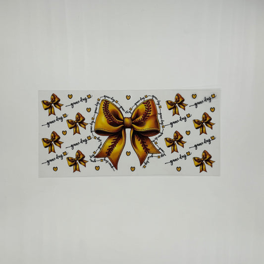 Softball Gameday Bows