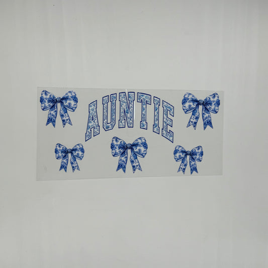 Blue Auntie Bows