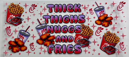 Thick Thighs Nuggs and Fries