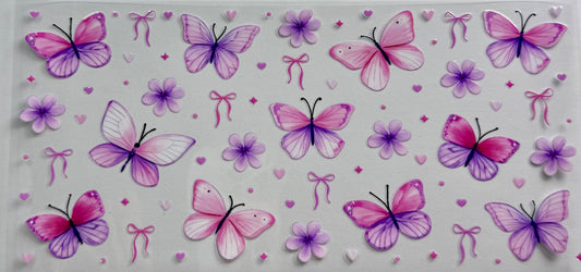Pink and Purple Butterflies - Wattsupcustoms