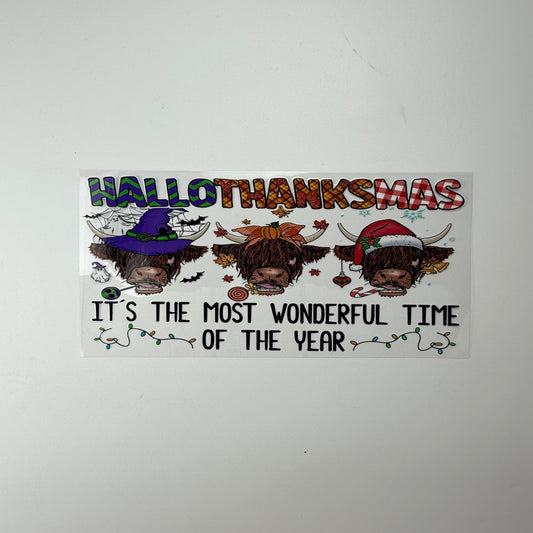 Cow Trio Hallowthanksmas