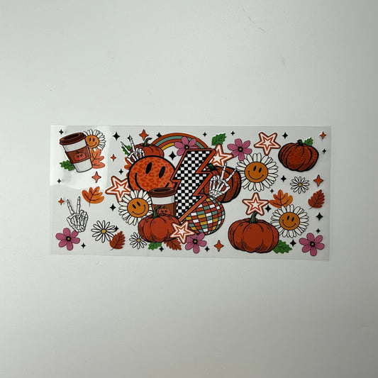 Pumpkins, Smiley, Lightning Bolt