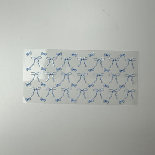 Blue Bows and Ribbons