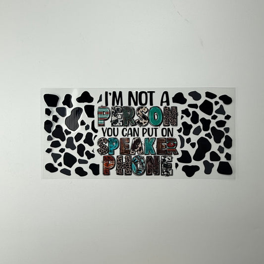 I'm Not a Person Quote