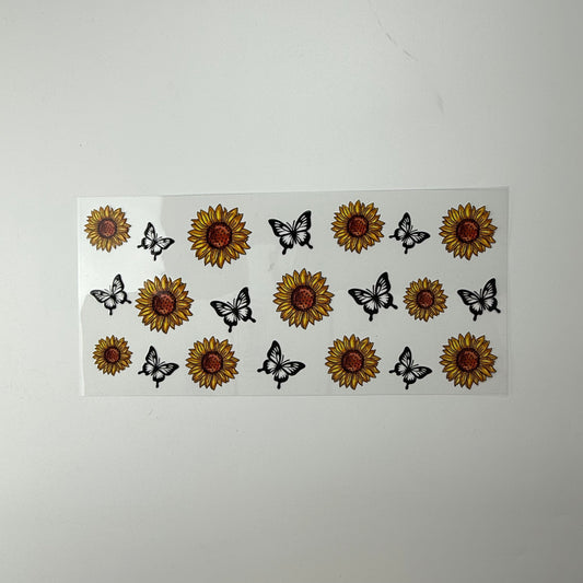 Butterflies and Sunflowers