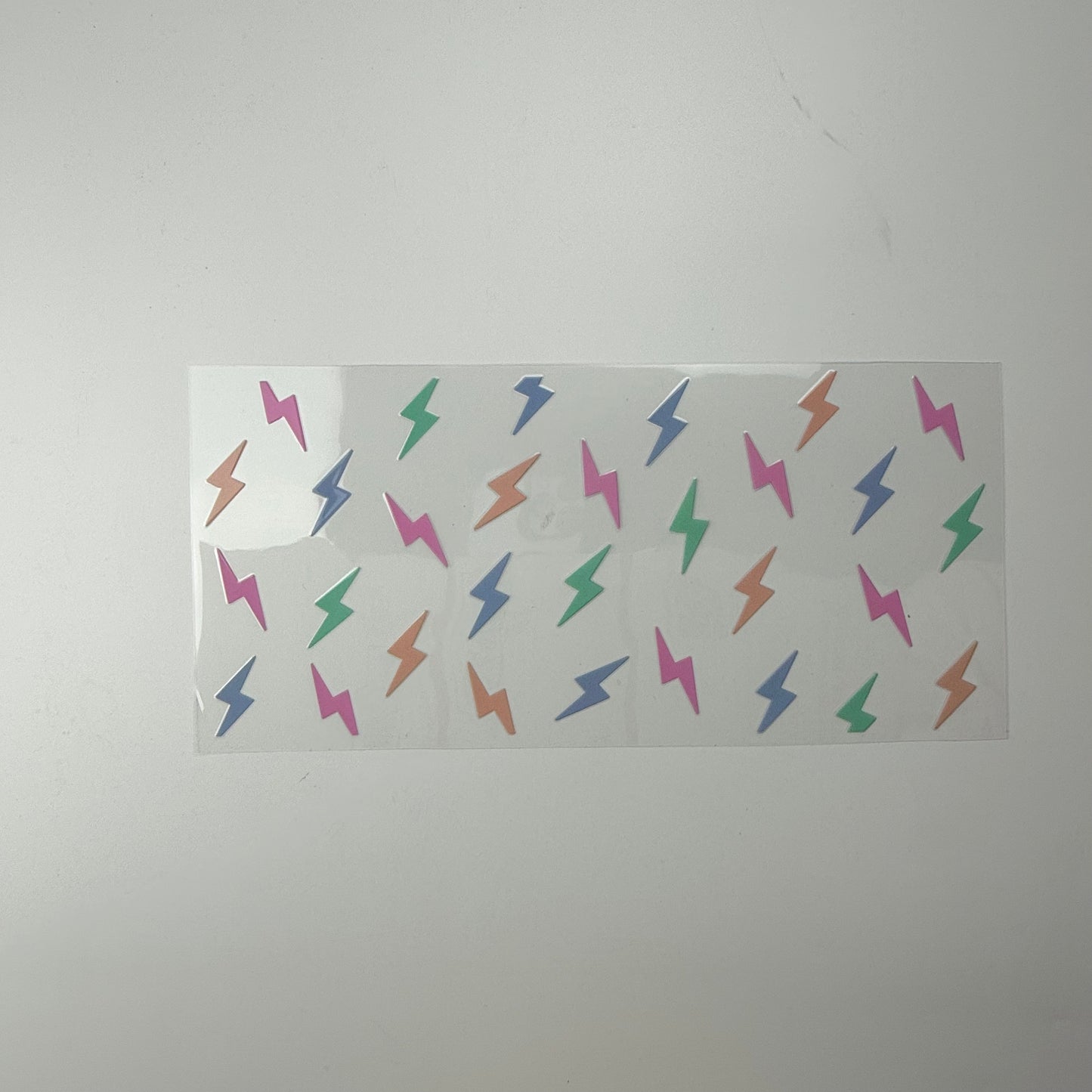 Multi-colored Lightning Bolts