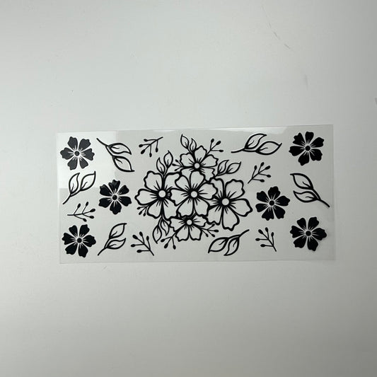 Black Flower Pattern
