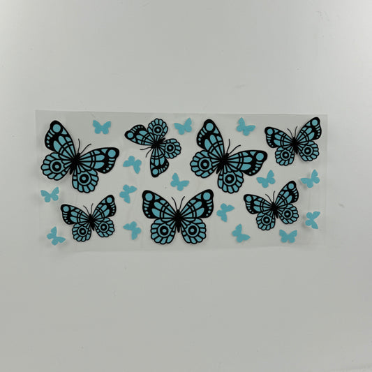 Teal Butterflies
