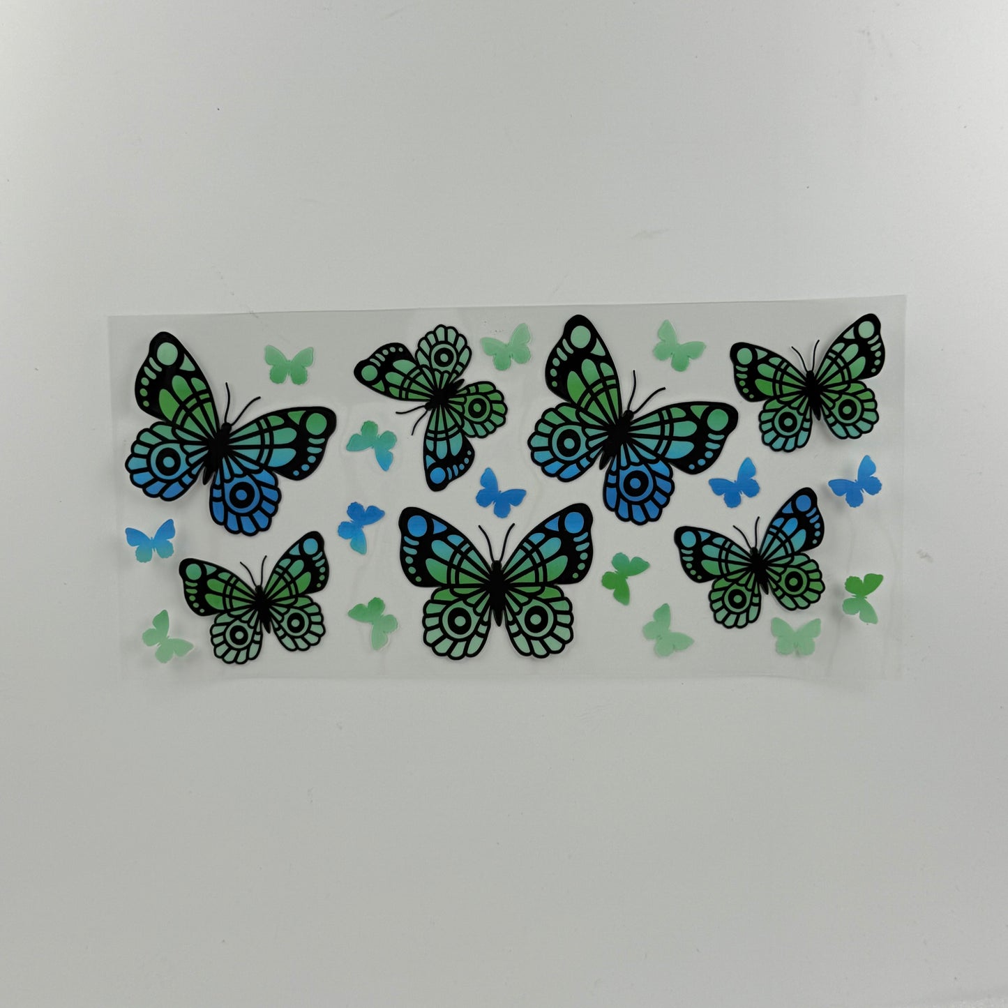 Blue and Green Butterflies