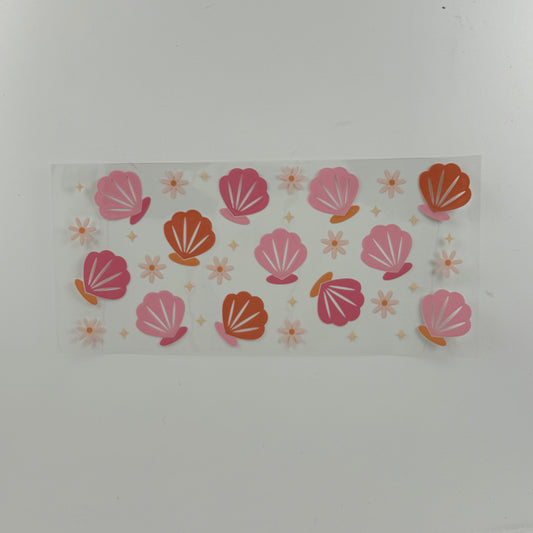 Pattern Pink Sea Shells