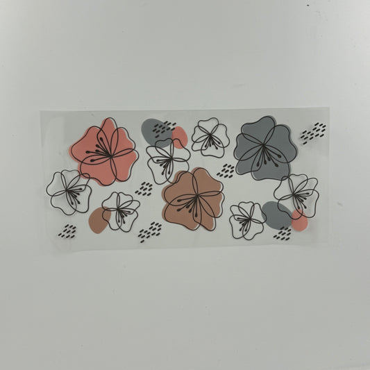 Pattern Drawn Flowers