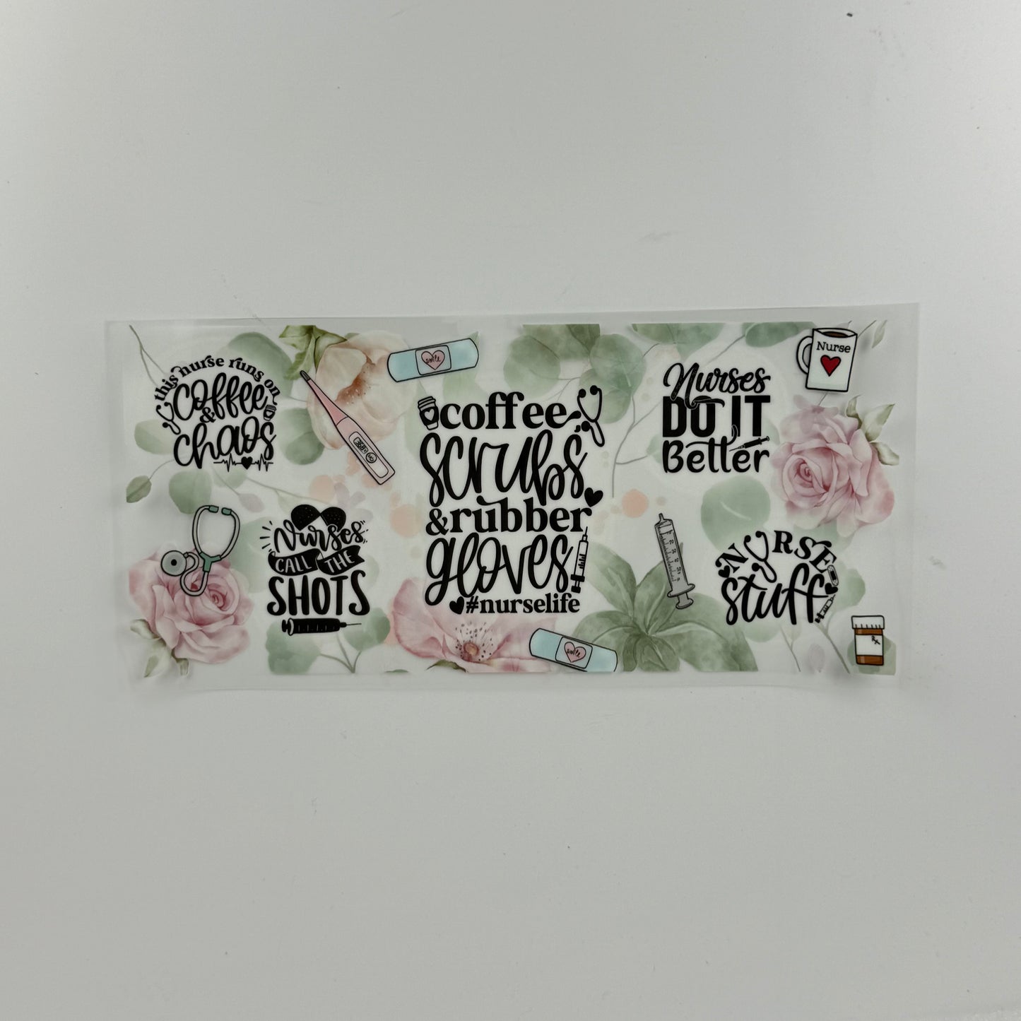 Coffee, Scrubs, and Rubber Gloves Quote