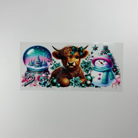 Christmas - Snowglobe, calf, snowman